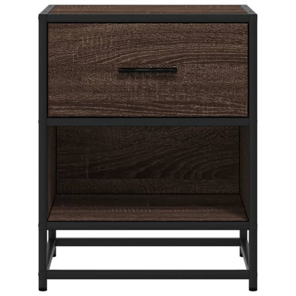 vidaXL Nattbord brun eik 40x31x50 cm konstruert tre
