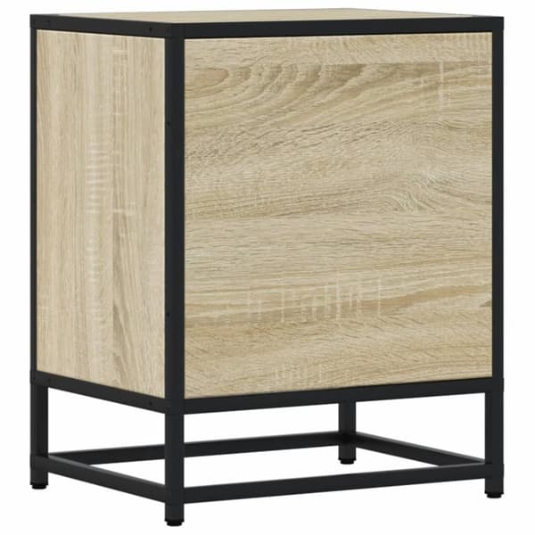 vidaXL Nattbord 2 stk sonoma eik 40x31x50 cm konstruert tre