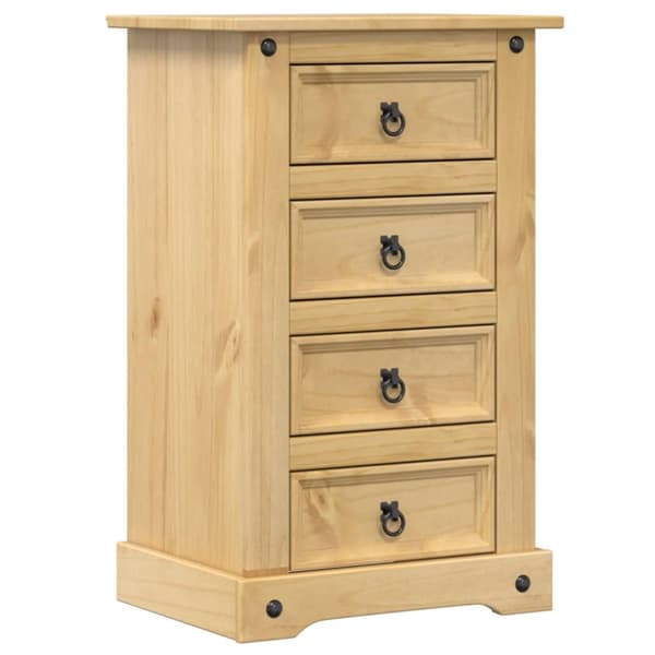 Sängbord Corona 53x39x84 cm massiv furu