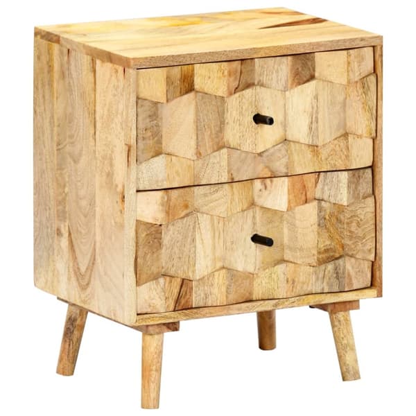 Sängbord 40x30x50 cm massivt mangoträ