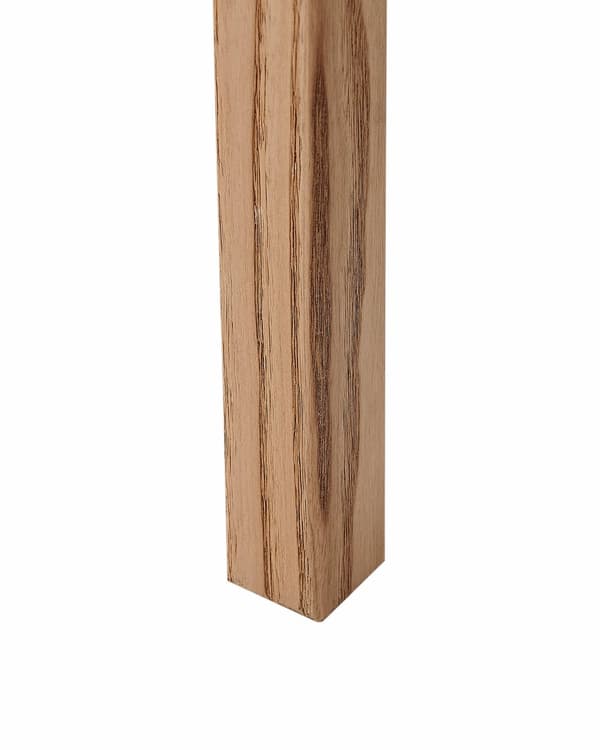 Sengebord i lyst massivt træ med 2 skuffer Rustikt sidebord Moderne design elegant stil