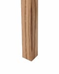 Miniatyrbillede 10 af 11: Sengebord i lyst massivt træ med 2 skuffer Rustikt sidebord Moderne design elegant stil