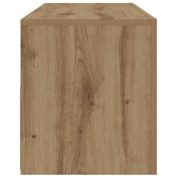 vidaXL Nattbord 2 stk med LED artisan eik 60x35x40 cm