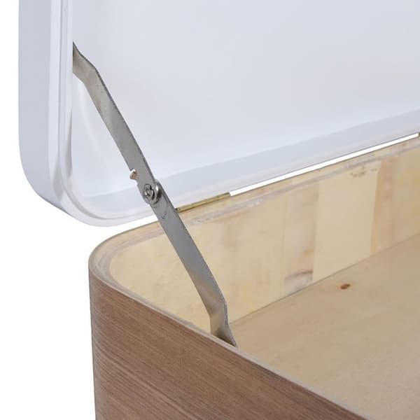 Sängbord i trä med förvaring - Elin - 40 x 30,5 x 54 cm 85,90 cm Beige