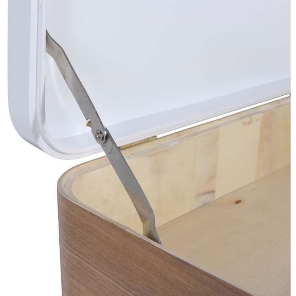 Sängbord i trä med förvaring - Elin - 40 x 30,5 x 54 cm 85,90 cm Beige