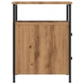 Miniatyrbilde 6 av 11: vidaXL Nattbord artisan eik 44x45x60 cm konstruert tre