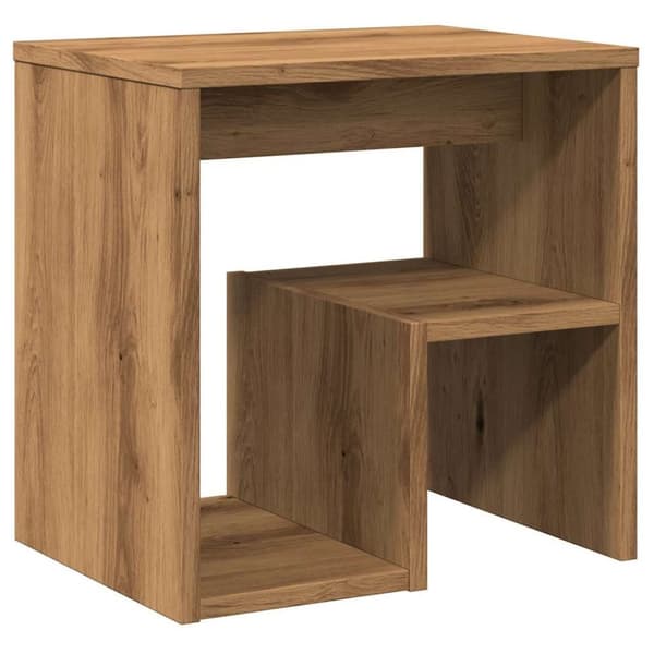 vidaXL Nattbord 2 stk artisan eik 40x30x40 cm konstruert tre