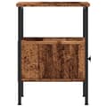 Miniatyrbillede 7 af 11: vidaXL sengebord 34x36x50 cm konstrueret træ gammelt trælook