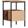Miniatyrbillede 8 af 11: vidaXL sengebord 34x36x50 cm konstrueret træ gammelt trælook