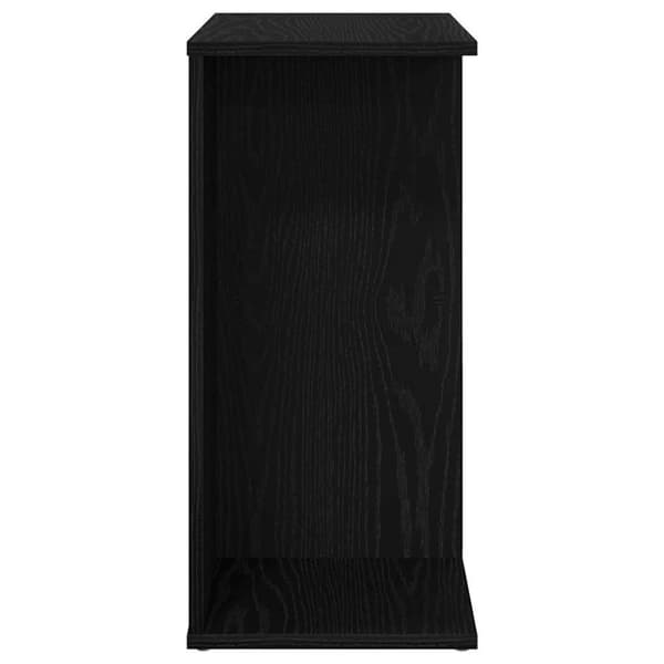 vidaXL sengeborde 2 stk. 46,5x29x61 cm konstrueret træ sort-eg