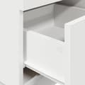 Miniatyrbillede 10 af 11: vidaXL sengeborde 2 stk. med 2 skuffer 36x36x68 cm hvid