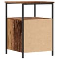 Miniatyrbilde 8 av 11: vidaXL Nattbord 2 stk gammelt tre 34x35,5x50 cm konstruert tre