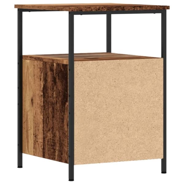 vidaXL Nattbord 2 stk gammelt tre 34x35,5x50 cm konstruert tre