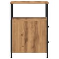 Miniatyrbilde 7 av 11: vidaXL Nattbord 2 stk artisan eik 34x35,5x50 cm konstruert tre