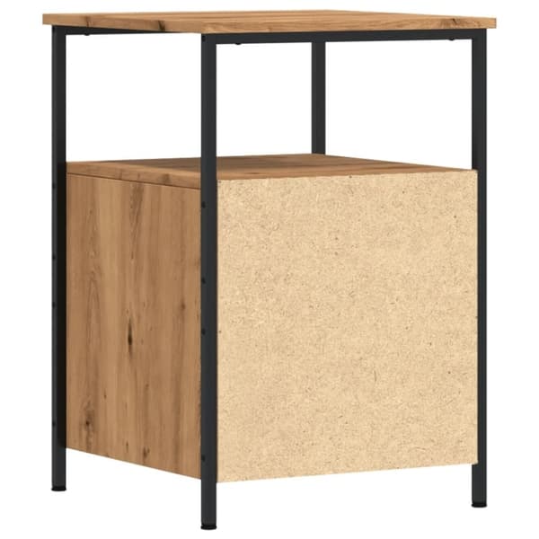 vidaXL Nattbord 2 stk artisan eik 34x35,5x50 cm konstruert tre