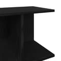 Miniatyrbilde 8 av 10: vidaXL Nattbord svart eik 46,5x29x61 cm konstruert tre