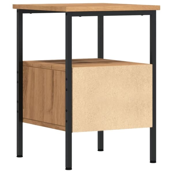 vidaXL Nattbord artisan eik 34x36x50 cm konstruert tre