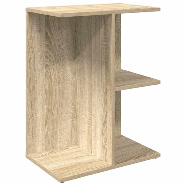 vidaXL Sängbord 2 st sonoma-ek 46,5x29x61 cm konstruerat trä