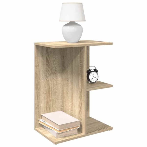 vidaXL Sängbord 2 st sonoma-ek 46,5x29x61 cm konstruerat trä
