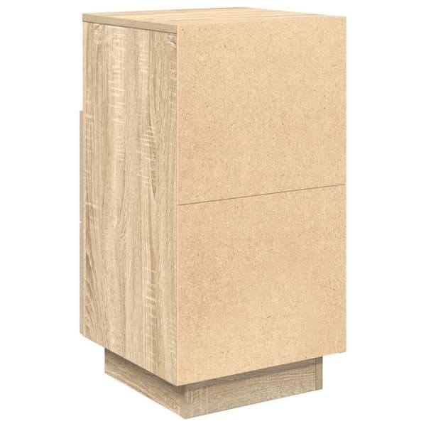 vidaXL Yöpöytäkaapit 2 kpl 2 laatikolla Sonoma-tammi 36x36x68cm