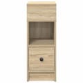Miniatyrbillede 5 af 11: vidaXL sengebord med skuffe 25x31x66 cm sonoma-eg