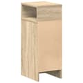 Miniatyrbillede 8 af 11: vidaXL sengebord med skuffe 25x31x66 cm sonoma-eg