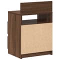 Miniatyrbillede 8 af 11: vidaXL sengeborde 2 stk. med 2 skuffer 40x33x60 cm brun egetræsfarve
