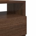 Miniatyrbilde 9 av 10: vidaXL Nattbord 2 stk med 2 skuffer brun eik 40x33x60 cm