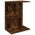 Miniatyrbilde 5 av 11: vidaXL Nattbord 2 stk røkt eik 46,5x29x61 cm konstruert tre