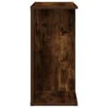 Miniatyrbilde 7 av 11: vidaXL Nattbord 2 stk røkt eik 46,5x29x61 cm konstruert tre