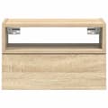 Miniatyrbilde 5 av 11: vidaXL Veggmontert nattbord sonoma eik 45x26x28,5 cm