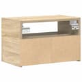 Miniatyrbilde 8 av 11: vidaXL Veggmontert nattbord sonoma eik 45x26x28,5 cm