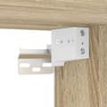 Miniatyrbilde 9 av 11: vidaXL Veggmontert nattbord sonoma eik 45x26x28,5 cm