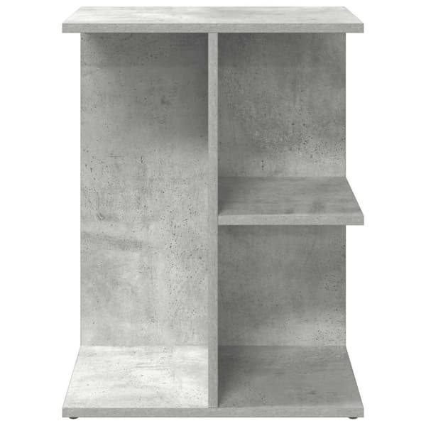 vidaXL Nattbord betonggrå 46,5x29x61 cm konstruert tre
