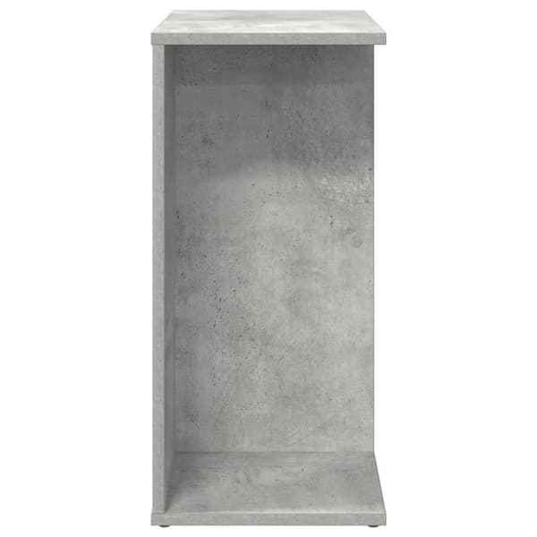 vidaXL Nattbord betonggrå 46,5x29x61 cm konstruert tre