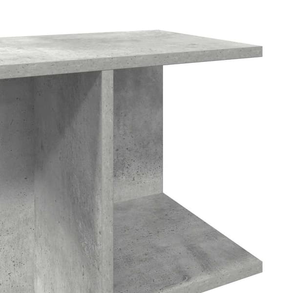 vidaXL Nattbord betonggrå 46,5x29x61 cm konstruert tre