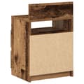 Miniatyrbilde 7 av 10: vidaXL Nattbord med 2 skuffer gammelt tre 40x33x60 cm