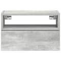 Pikkukuva 5 / 11: vidaXL Seinäkiinnitettävät yöpöydät 2 kpl betoninharmaa 45x26x28,5 cm