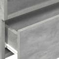 Pikkukuva 10 / 11: vidaXL Seinäkiinnitettävät yöpöydät 2 kpl betoninharmaa 45x26x28,5 cm