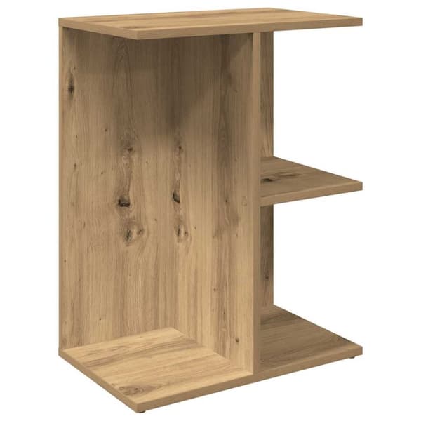 vidaXL Nattbord 2 stk artisan eik 46,5x29x61 cm konstruert tre