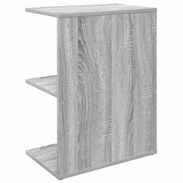 vidaXL Nattbord grå sonoma 46,5x29x61 cm konstruert tre