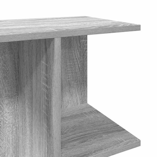 vidaXL Nattbord grå sonoma 46,5x29x61 cm konstruert tre