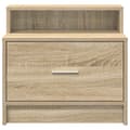 Miniatyrbilde 4 av 10: vidaXL Nattbord med skuff sonoma eik 51x31x47 cm