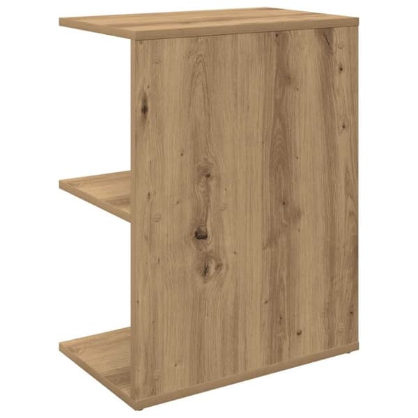 vidaXL Yöpöydät 2 kpl käsityöläinen tammi 46,5x29x61 cm tekninen puu