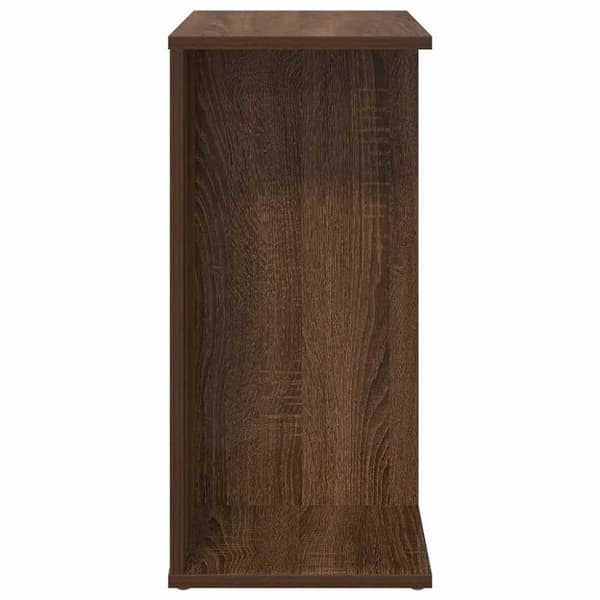vidaXL Nattbord brun eik 46,5x29x61 cm konstruert tre