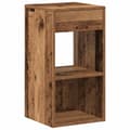 Miniatyrbilde 5 av 10: vidaXL Nattbord med skuff 2 stk gammelt tre 35x34x66,5 cm