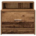 Miniatyrbilde 4 av 10: vidaXL Nattbord med skuff gammelt tre 51x31x47 cm