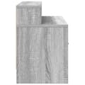 Pikkukuva 8 / 11: vidaXL yöpöytäkaapit laatikolla 2 kpl harmaa Sonoma 51x31x47 cm