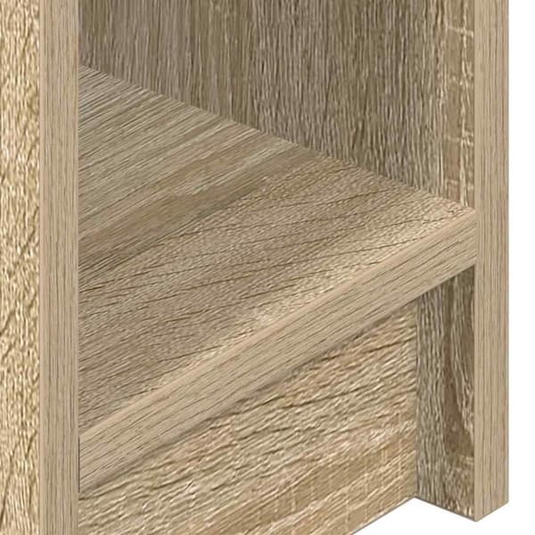 vidaXL Nattbord med skuff 2 stk sonoma eik 20x36x60 cm