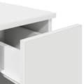 Miniatyrbillede 9 af 11: vidaXL sengebord med skuffe 20x36x60 cm hvid